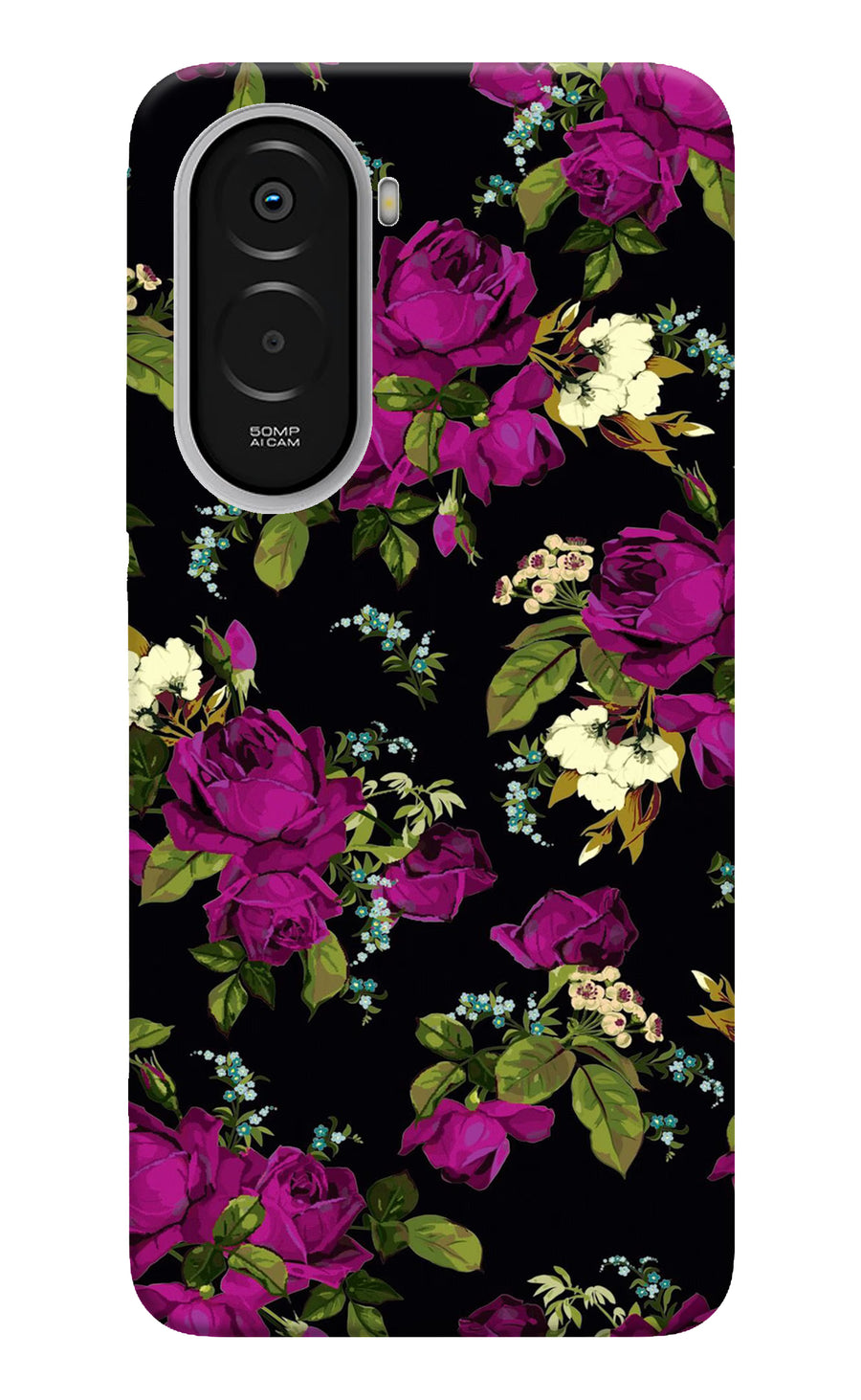 Flowers Poco M7 Plus 5G Back Cover, Hard case