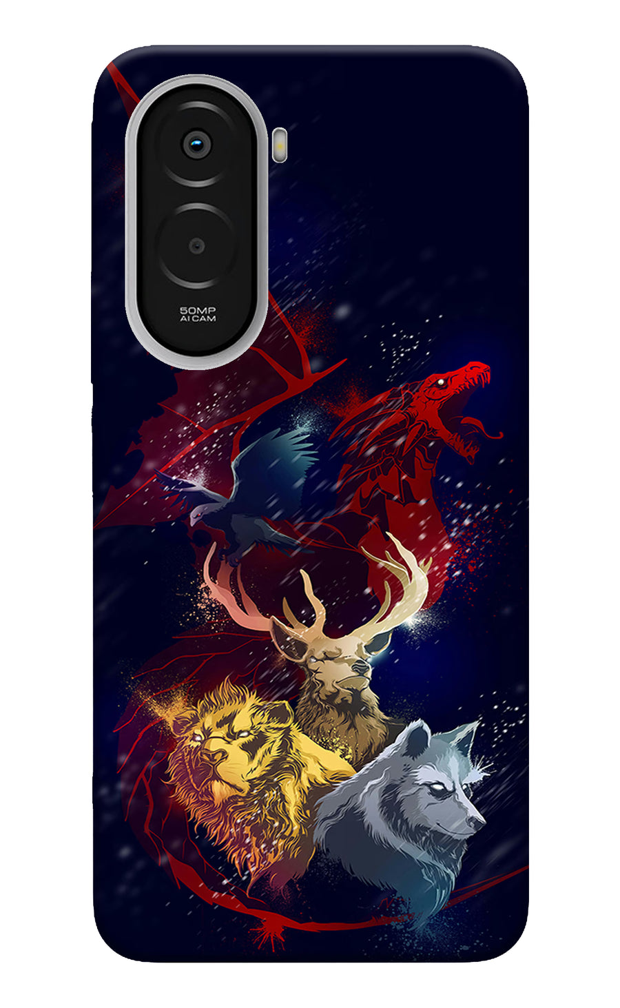 Game Of Thrones Poco M7 Plus 5G Back Cover, Hard case