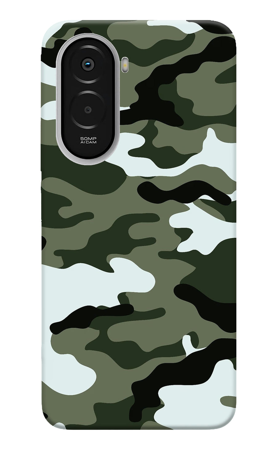 Camouflage Poco M7 Plus 5G Back Cover, Hard case