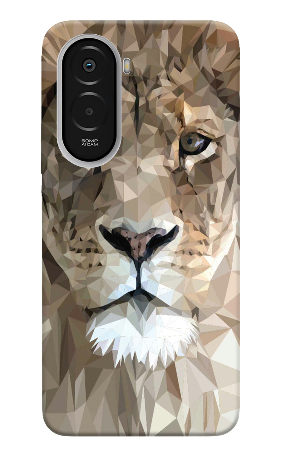 Lion Art Poco M7 Plus 5G Back Cover, Hard case