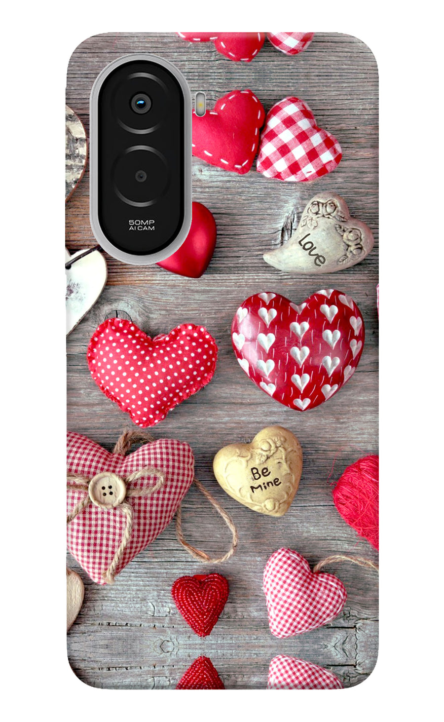 Love Wallpaper Poco M7 Plus 5G Back Cover, Hard case