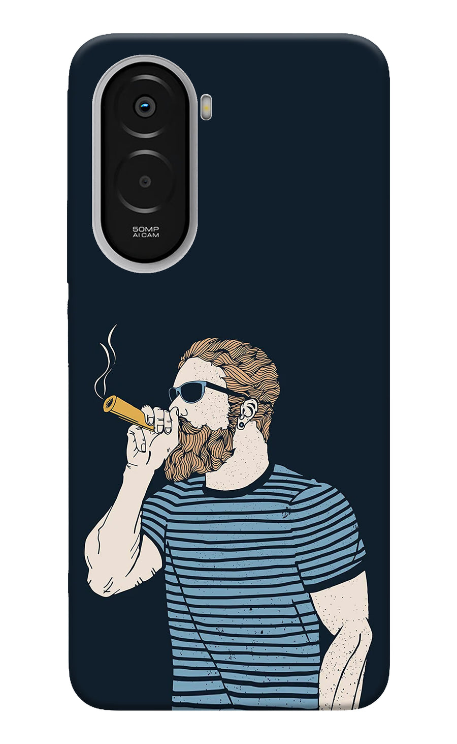 Smoking Poco M7 Plus 5G Back Cover, Hard case
