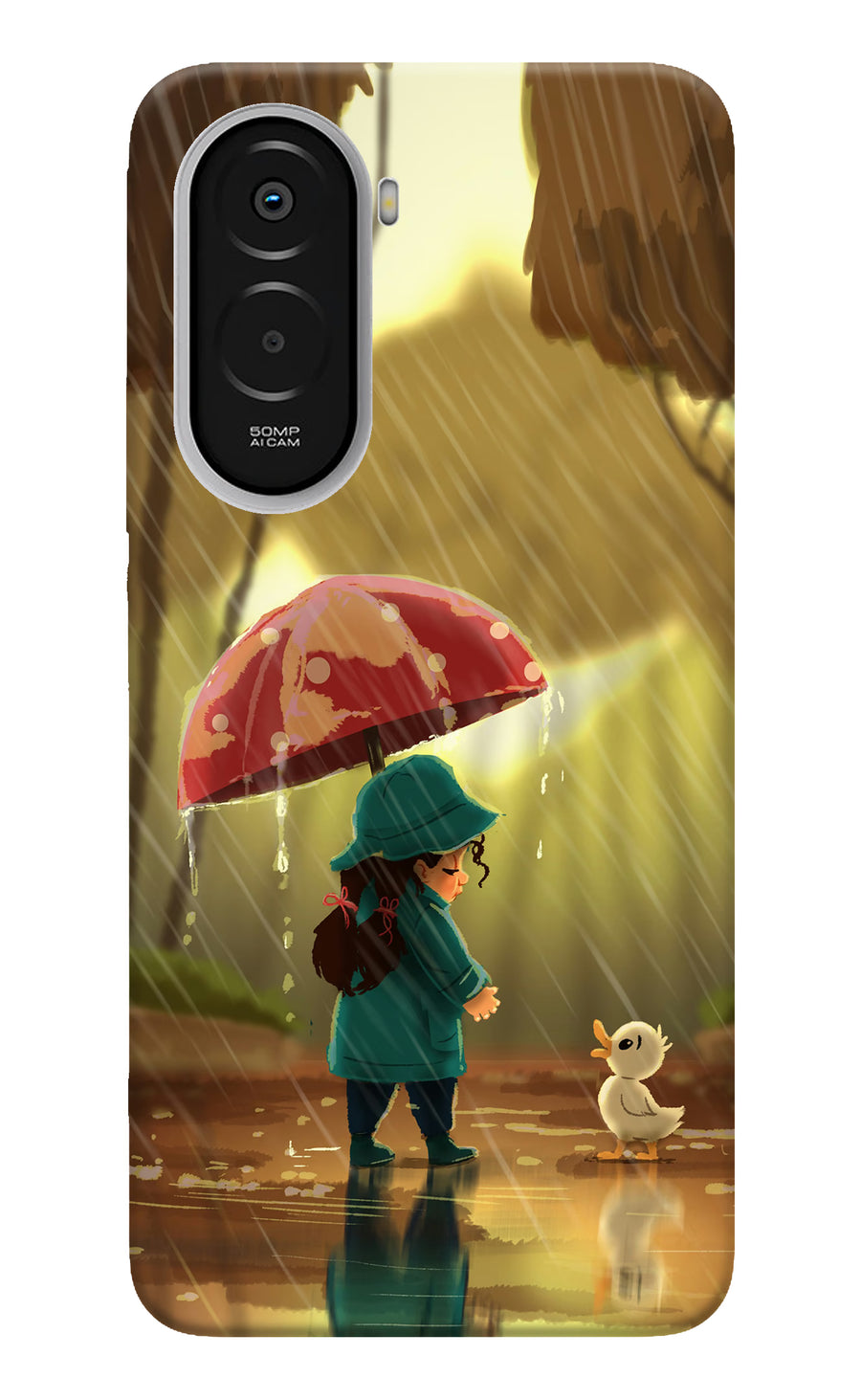 Rainy Day Poco M7 Plus 5G Back Cover, Hard case