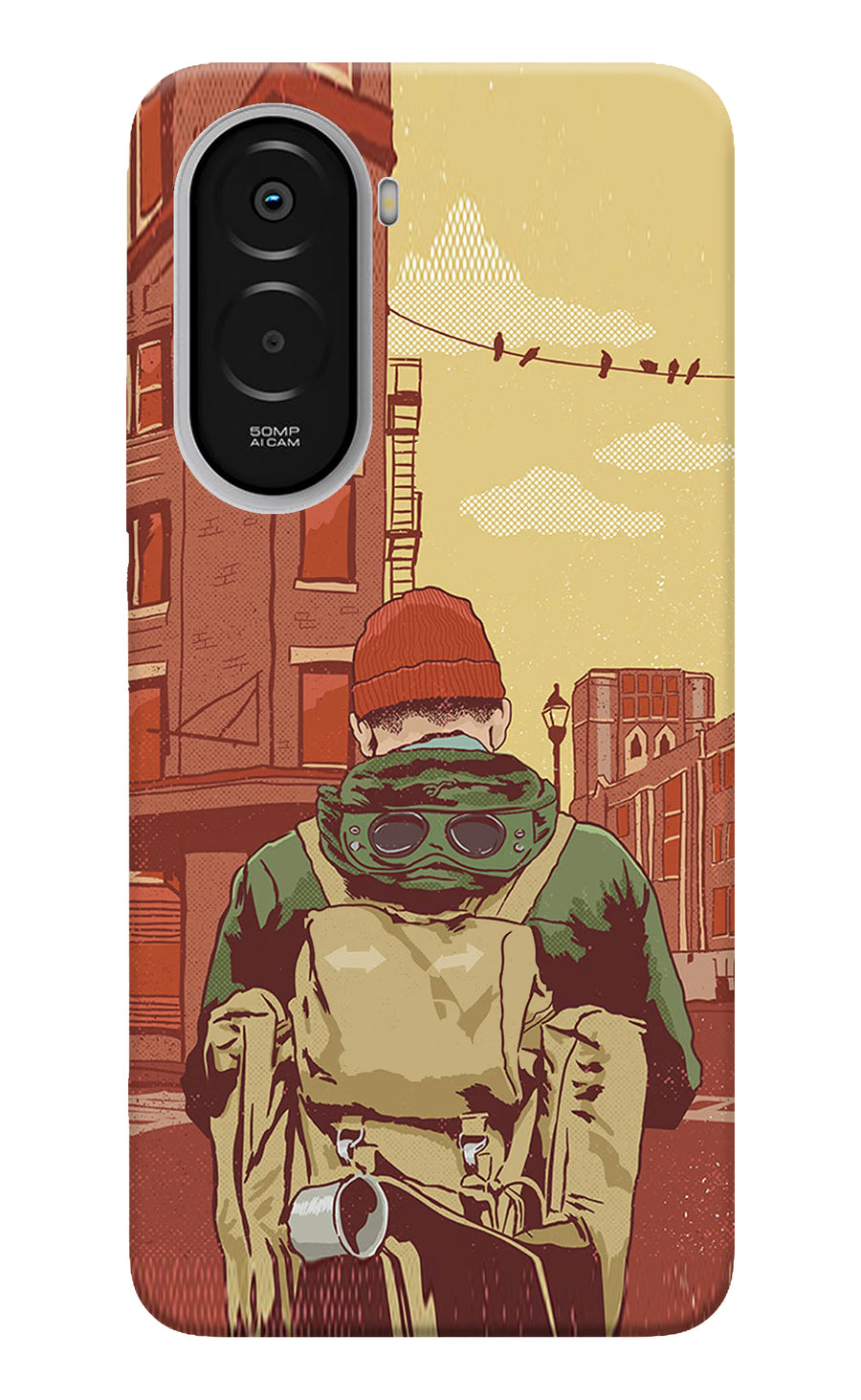 Adventurous Poco M7 Plus 5G Back Cover, Hard case