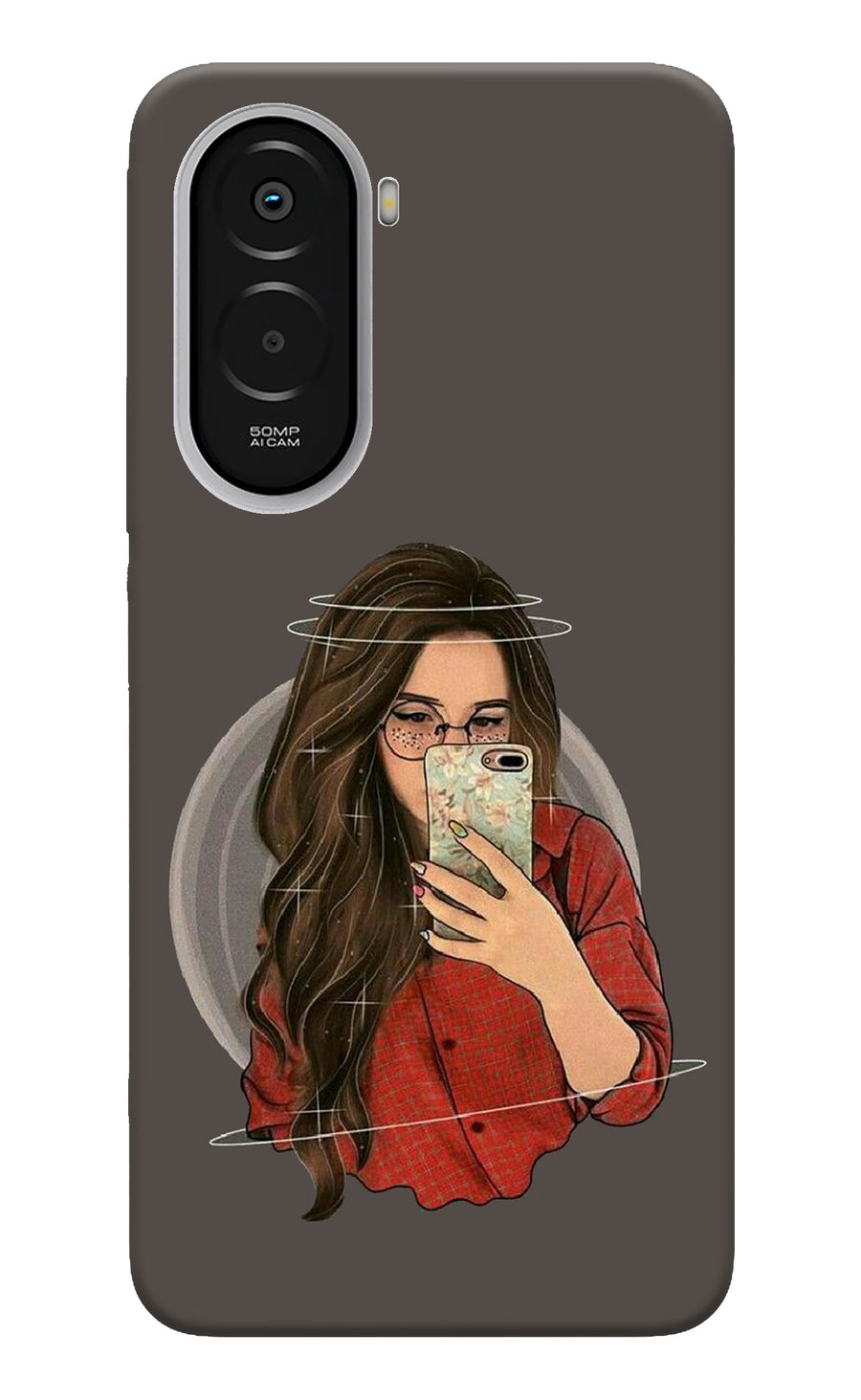 Selfie Queen Poco M7 Plus 5G Back Cover, Hard case