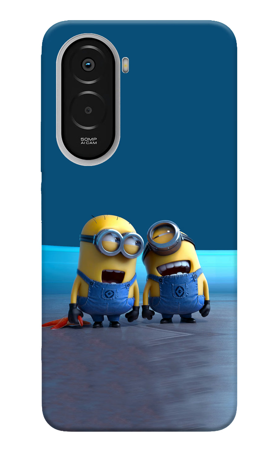 Minion Laughing Poco M7 Plus 5G Back Cover, Hard case