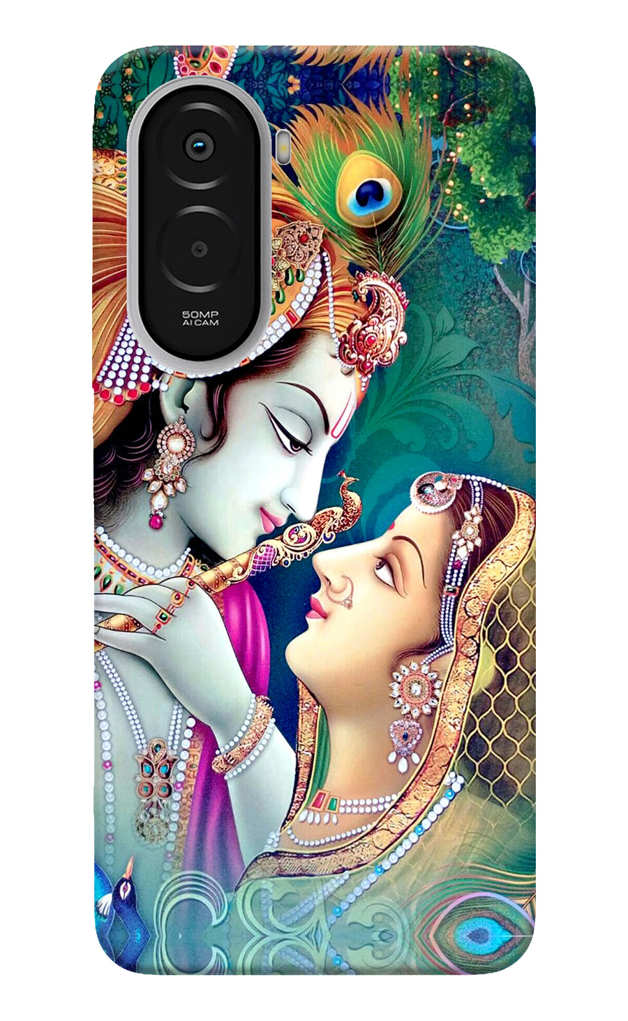 Lord Radha Krishna Poco M7 Plus 5G Back Cover, Hard case