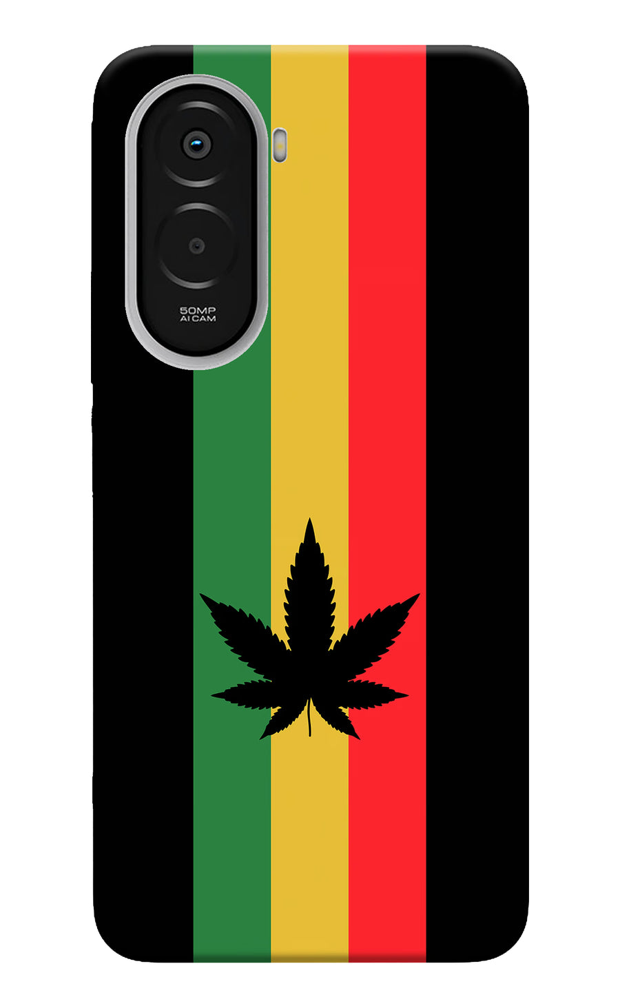Weed Flag Poco M7 Plus 5G Back Cover, Hard case