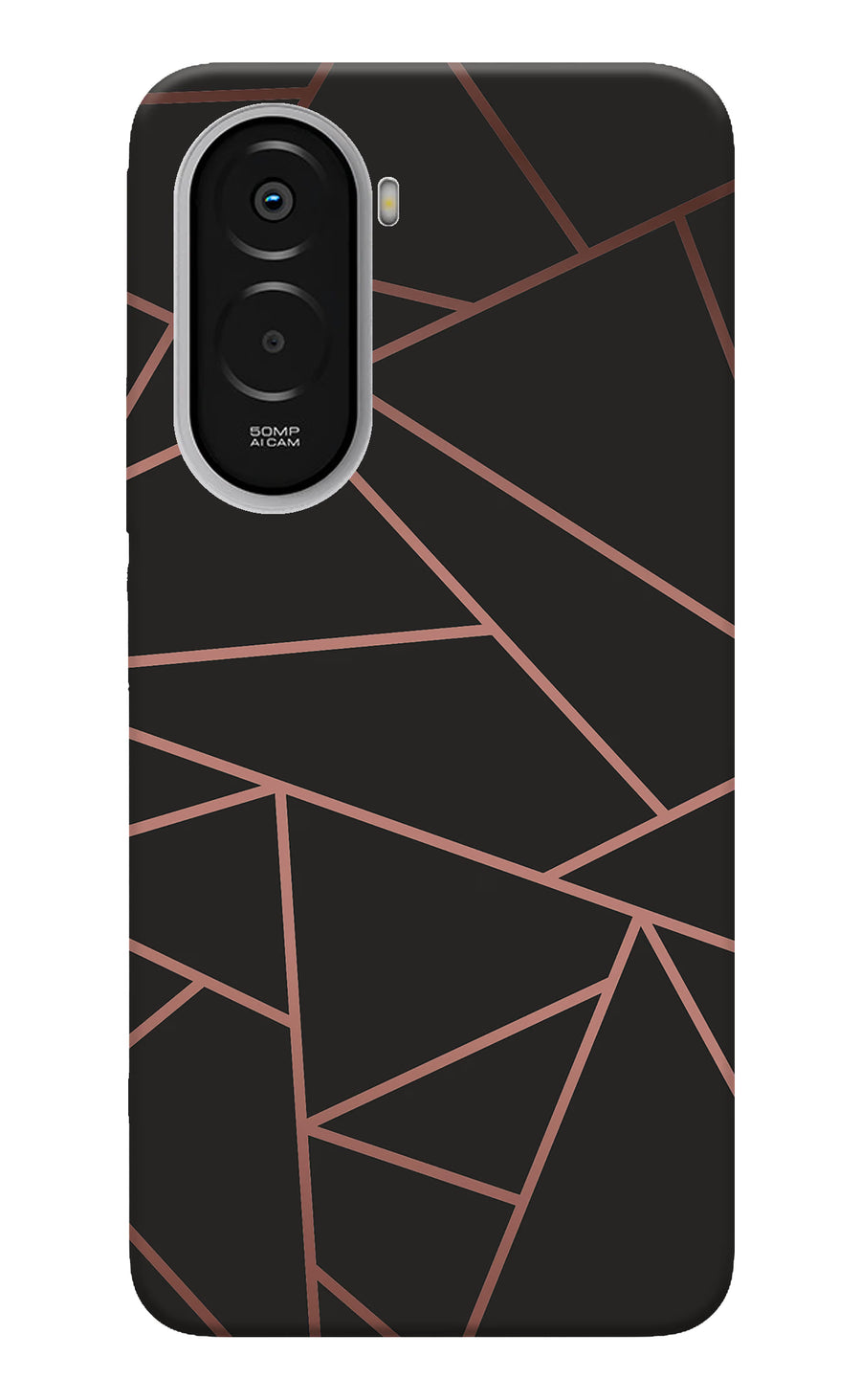 Geometric Pattern Poco M7 Plus 5G Back Cover, Hard case