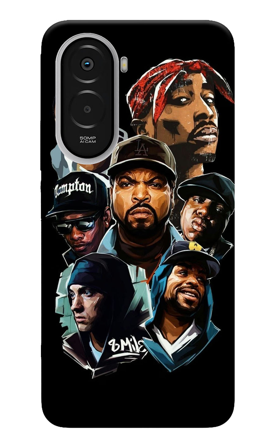 Rappers Poco M7 Plus 5G Back Cover, Hard case