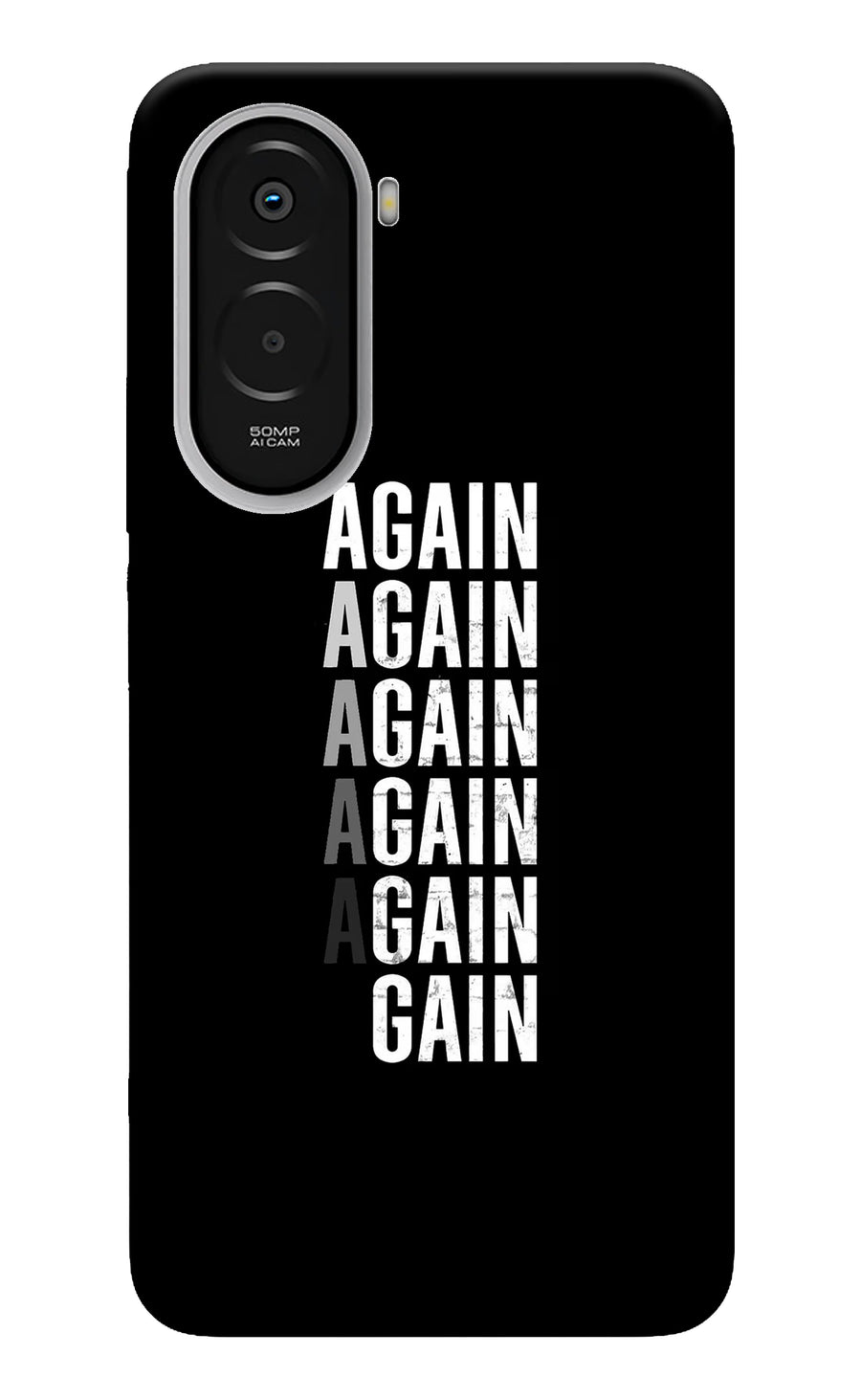 Again Again Gain Poco M7 Plus 5G Back Cover, Hard case