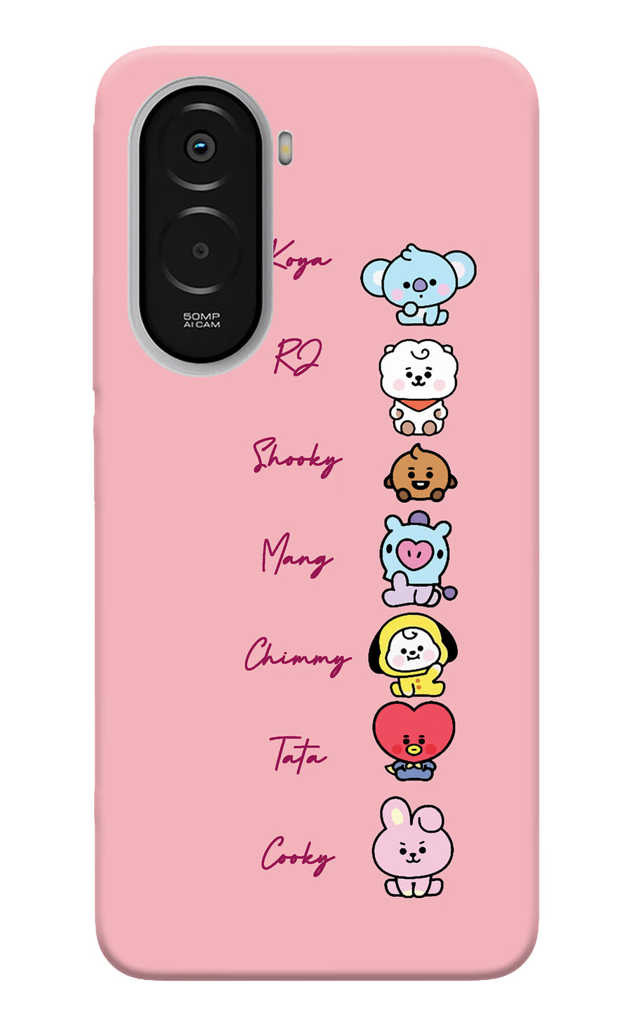 BTS names Poco M7 Plus 5G Back Cover, Hard case