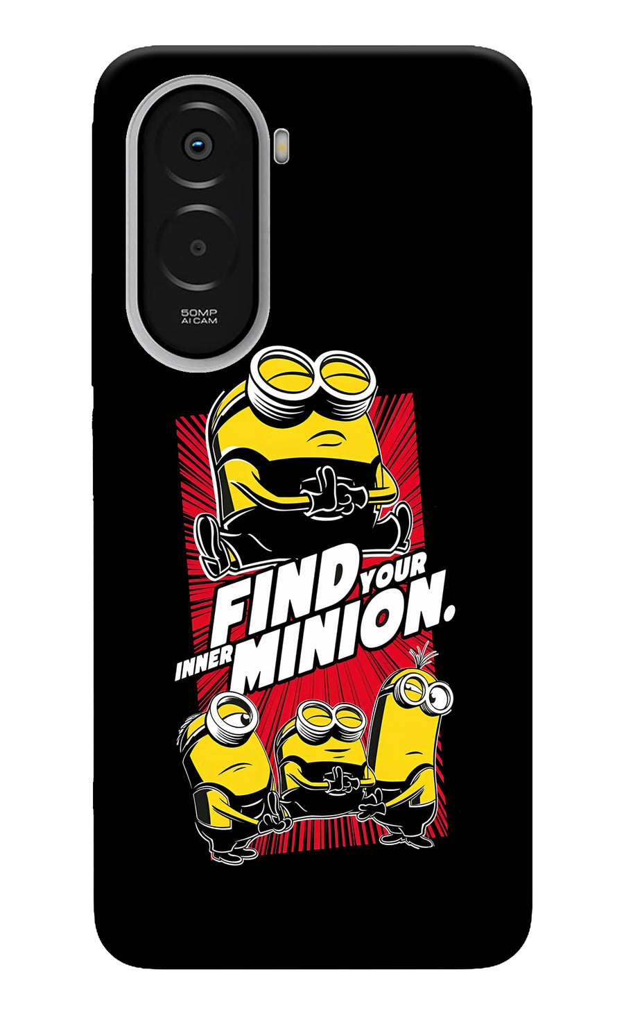 Find your inner Minion Poco M7 Plus 5G Back Cover, Hard case