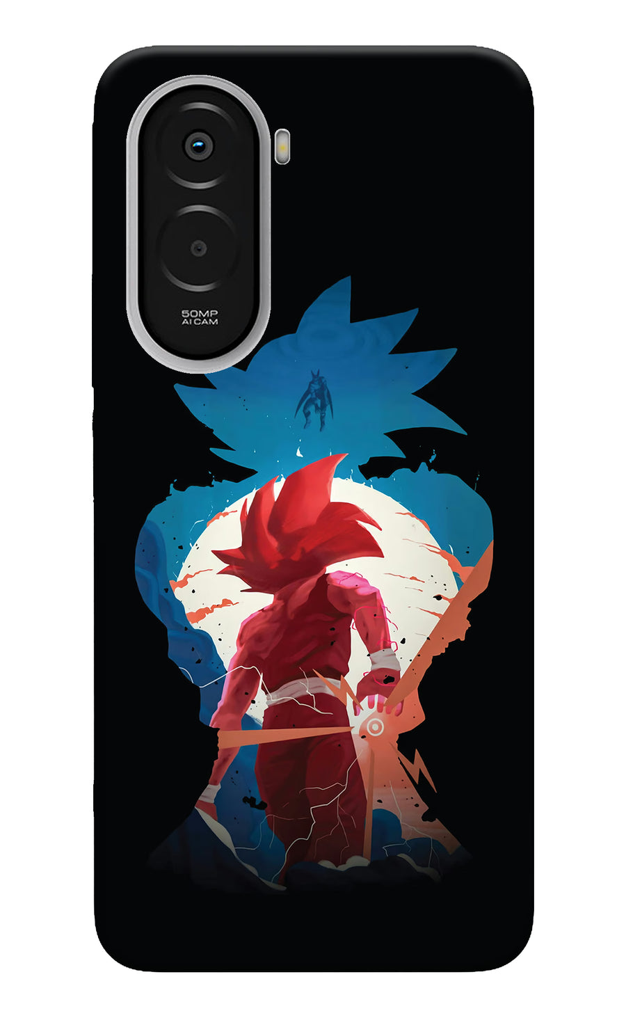 Goku Poco M7 Plus 5G Back Cover, Hard case