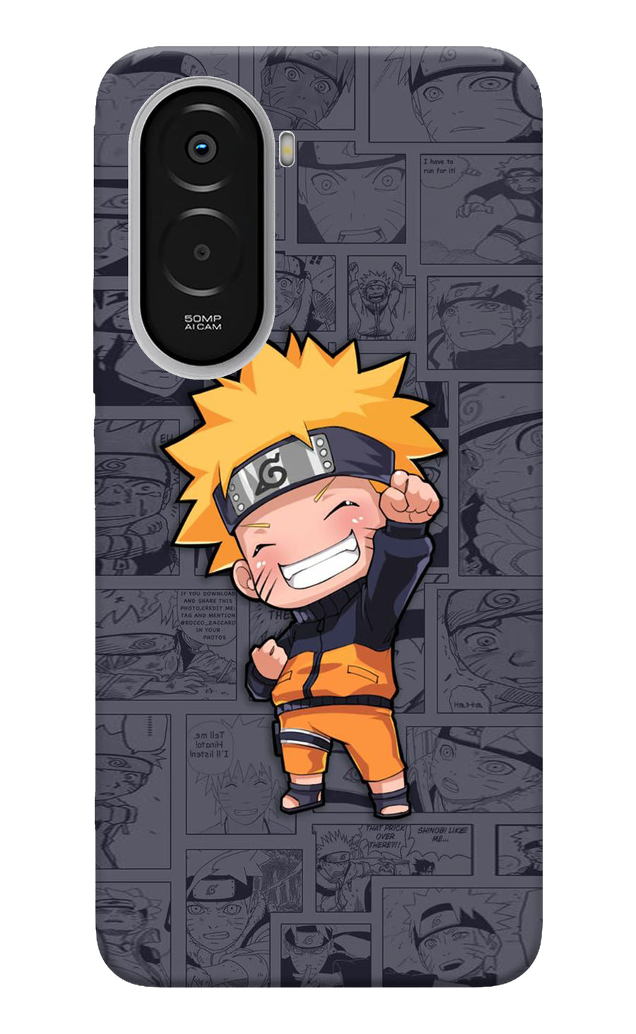Chota Naruto Poco M7 Plus 5G Back Cover, Hard case