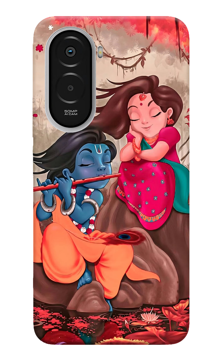 Radhe Krishna Poco M7 Plus 5G Back Cover, Hard case