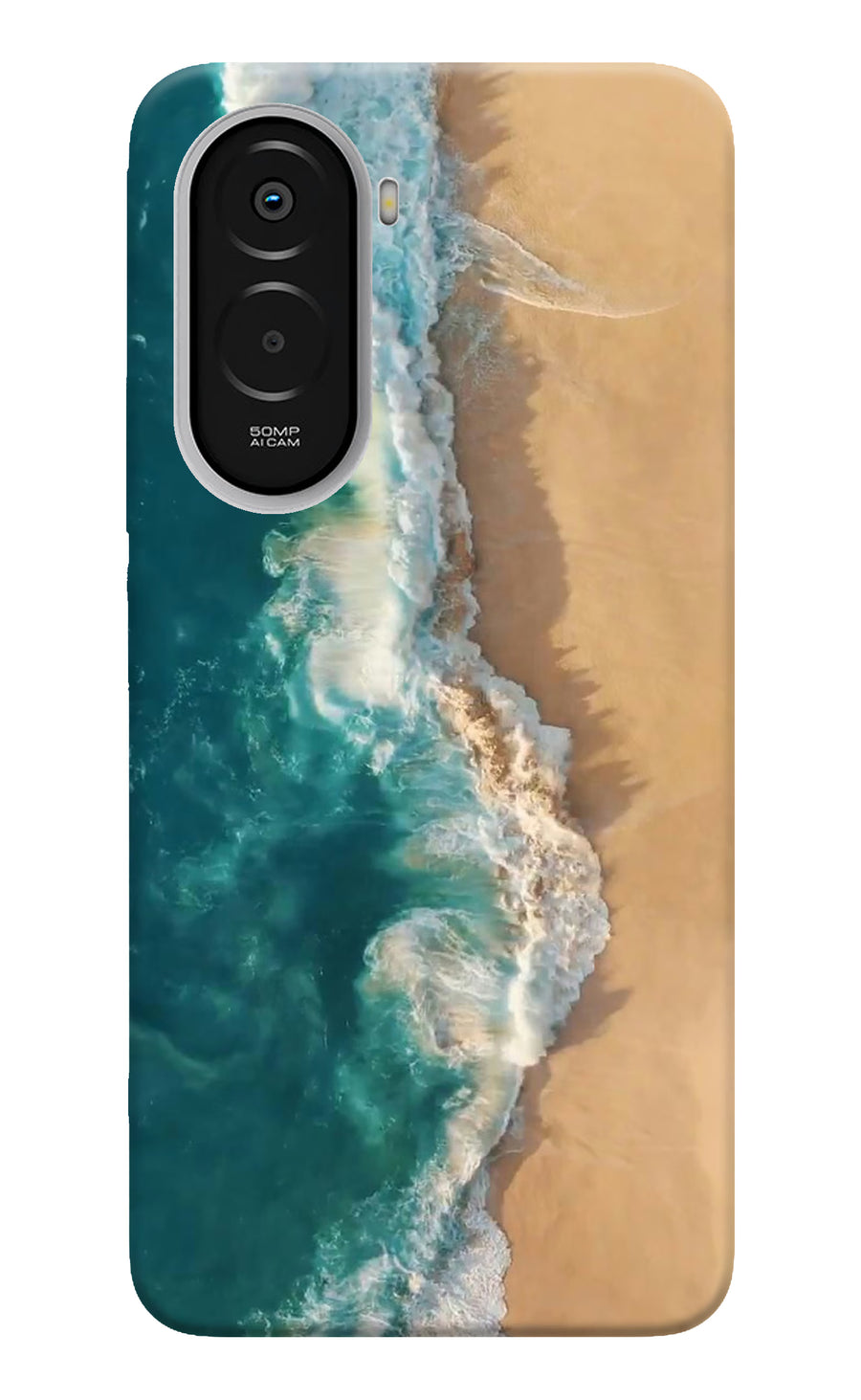 Ocean Beach Poco M7 Plus 5G Back Cover, Hard case