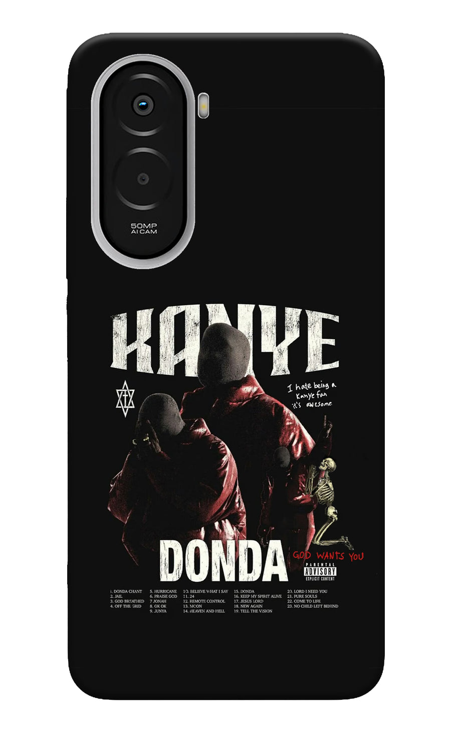 Donda Kanye West Poco M7 Plus 5G Back Cover, Hard case