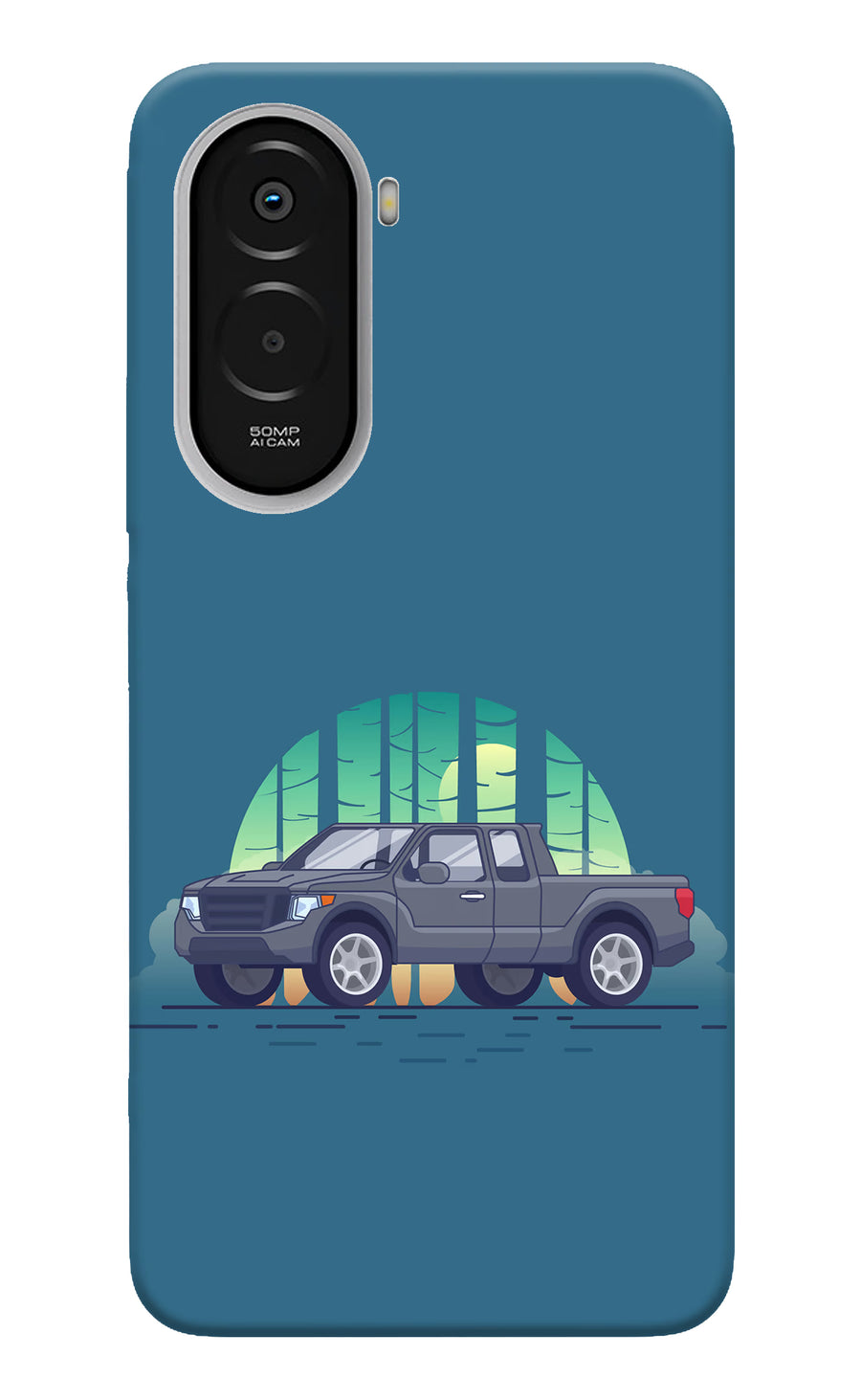 Retro Garage Vibe Poco M7 Plus 5G Back Cover, Hard case