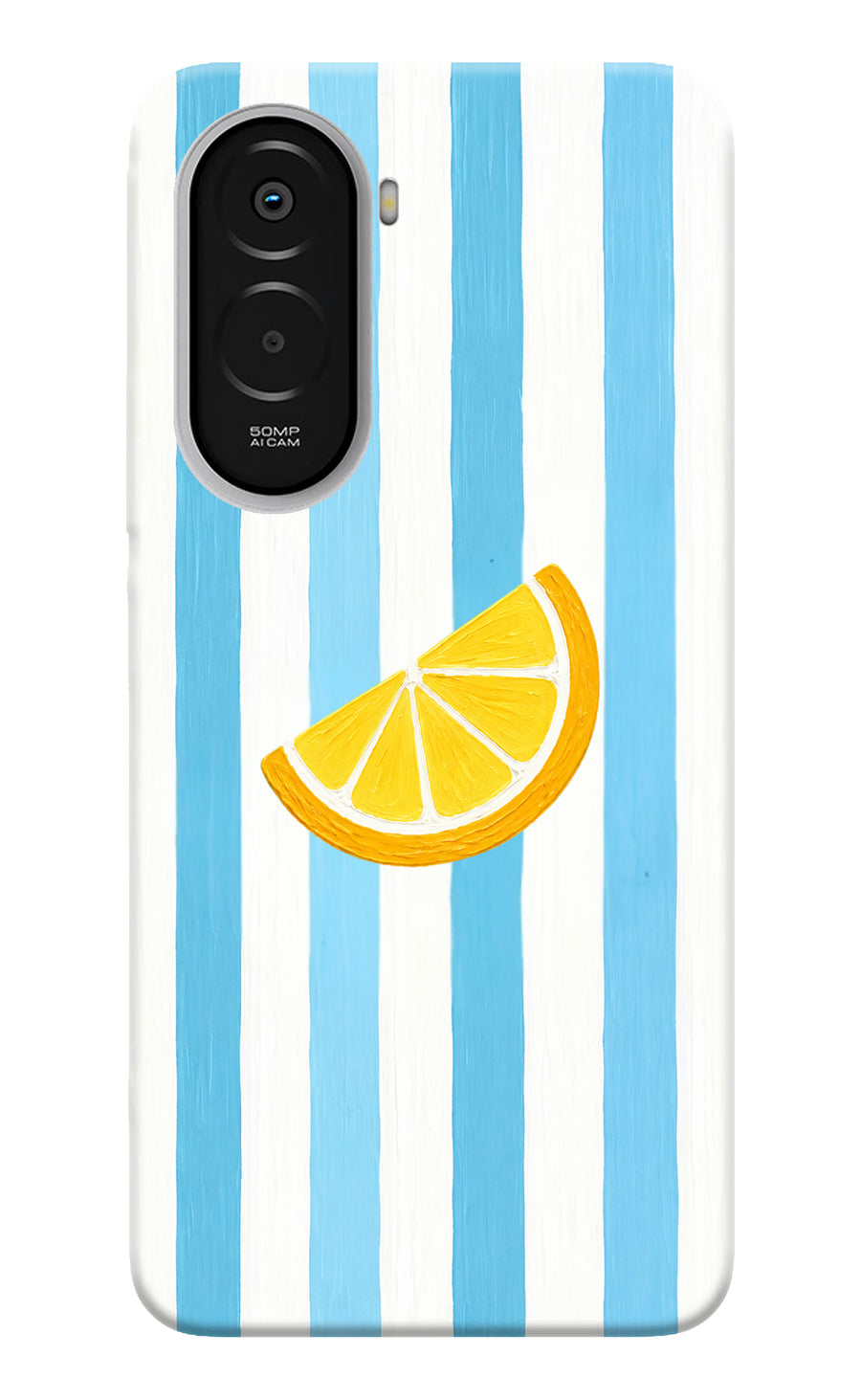 Summer Lemon Poco M7 Plus 5G Back Cover, Hard case