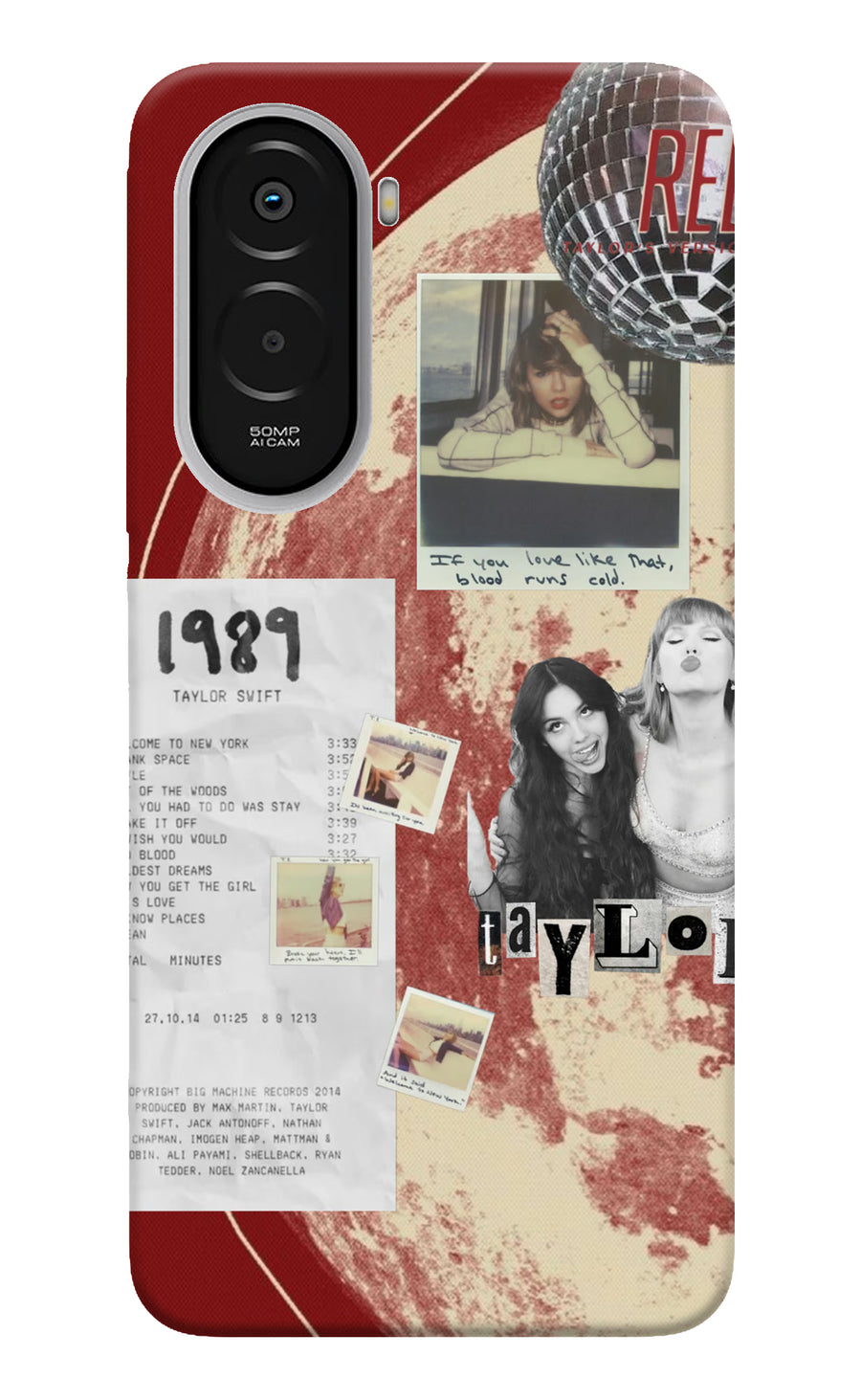 Taylor Swift Poco M7 Plus 5G Back Cover, Hard case