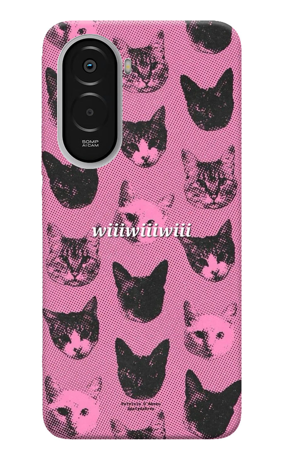 Pink Cats Poco M7 Plus 5G Back Cover, Hard case