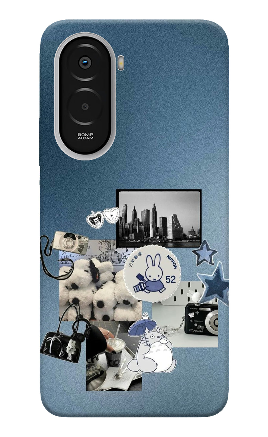 Miffy Poco M7 Plus 5G Back Cover, Hard case