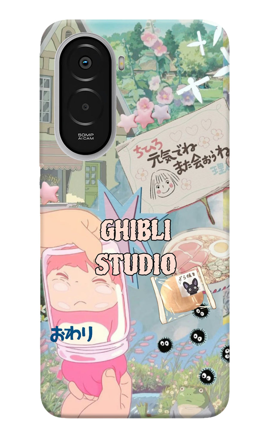 Studio Ghibli Poco M7 Plus 5G Back Cover, Hard case