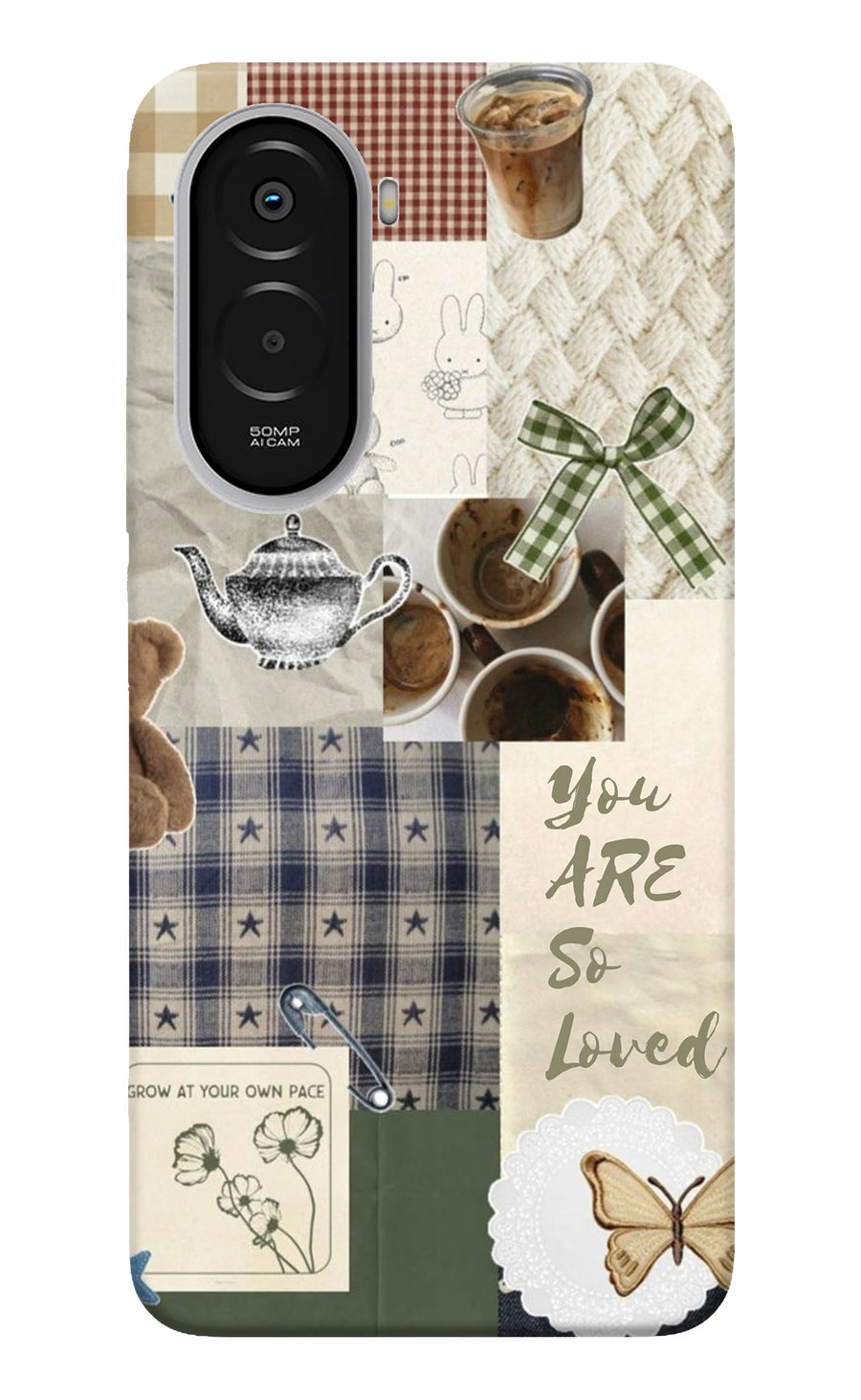 Cookie Poco M7 Plus 5G Back Cover, Hard case