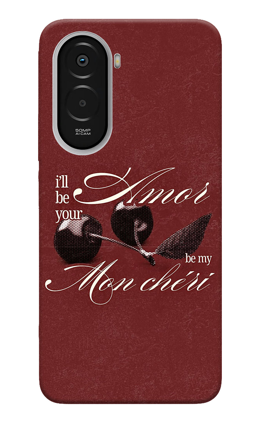 Velvet Cherry Poco M7 Plus 5G Back Cover, Hard case