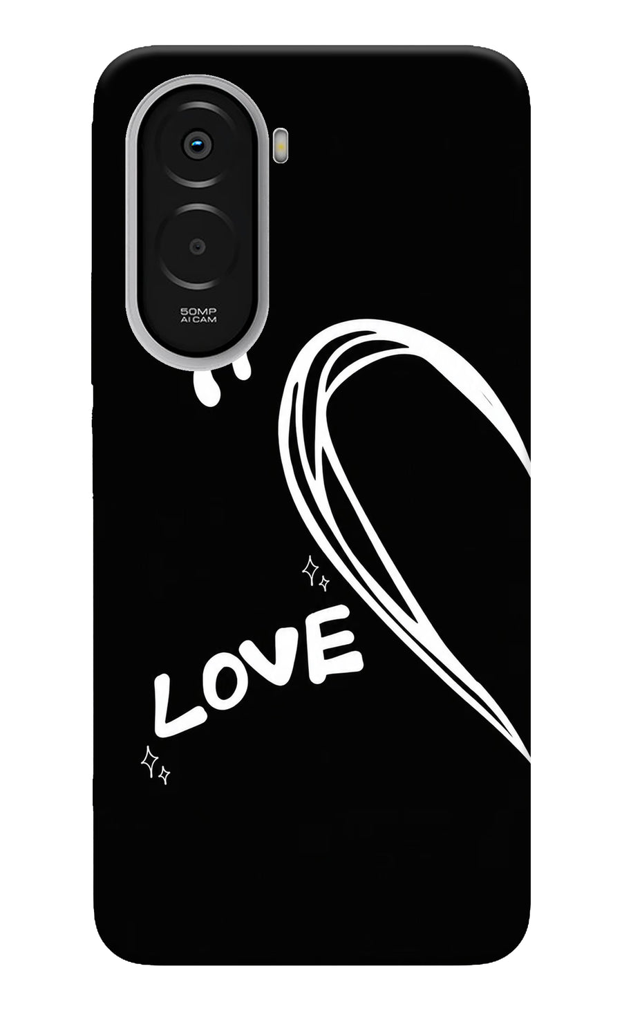 Love Line Poco M7 Plus 5G Back Cover, Hard case