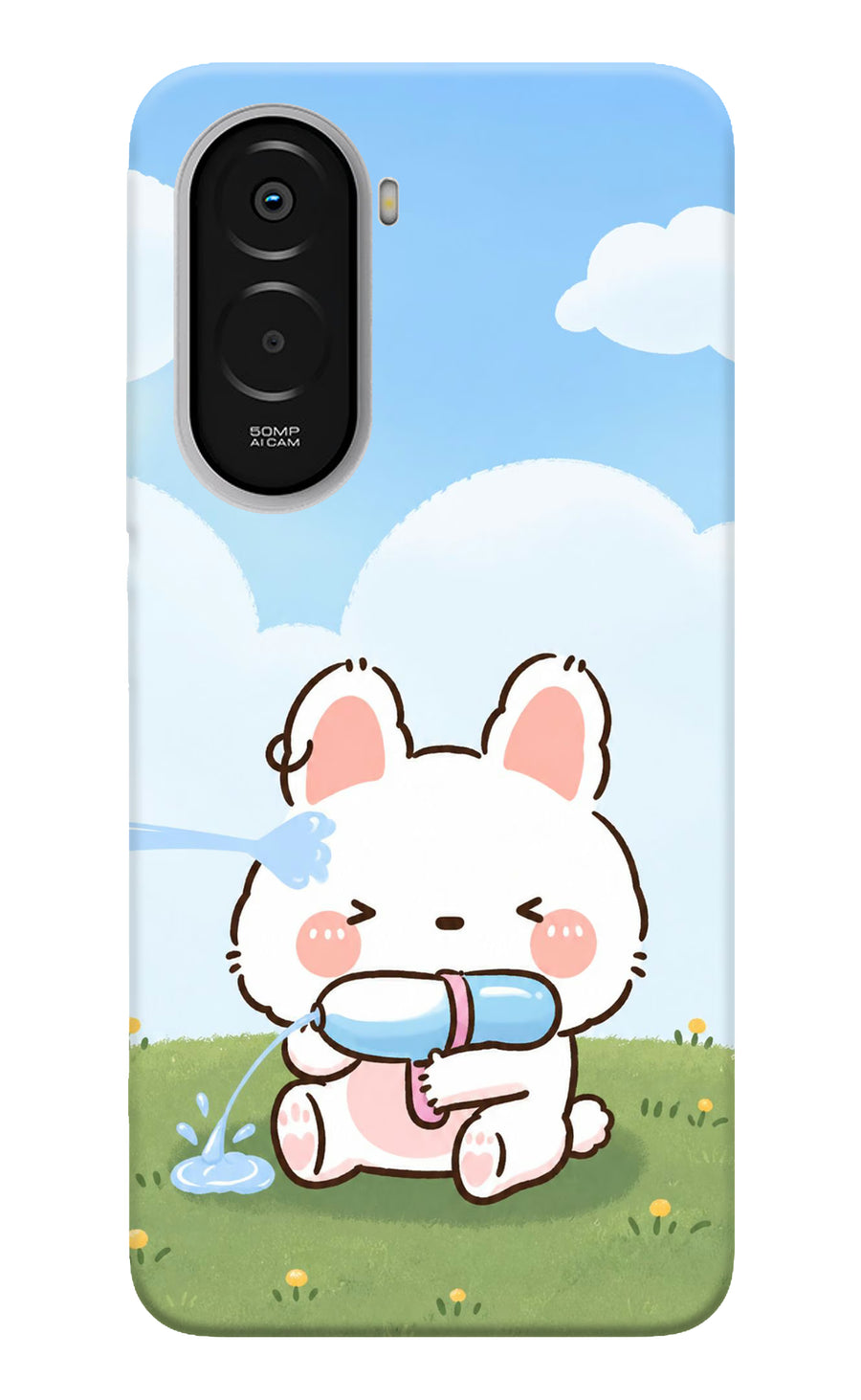 Bunny Treat Poco M7 Plus 5G Back Cover, Hard case
