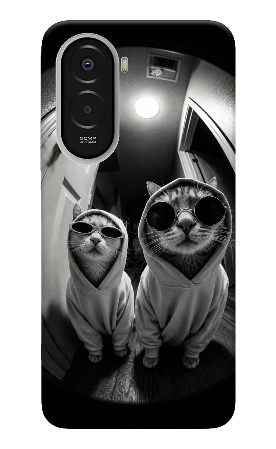 Hood Cats Poco M7 Plus 5G Back Cover, Hard case