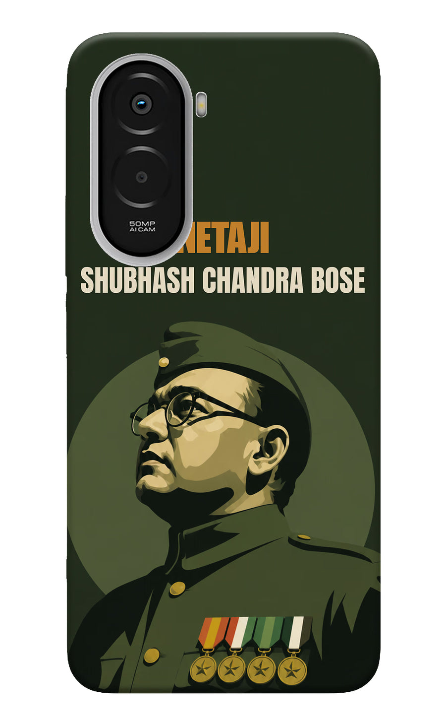 Netaji Legacy Poco M7 Plus 5G Back Cover, Hard case