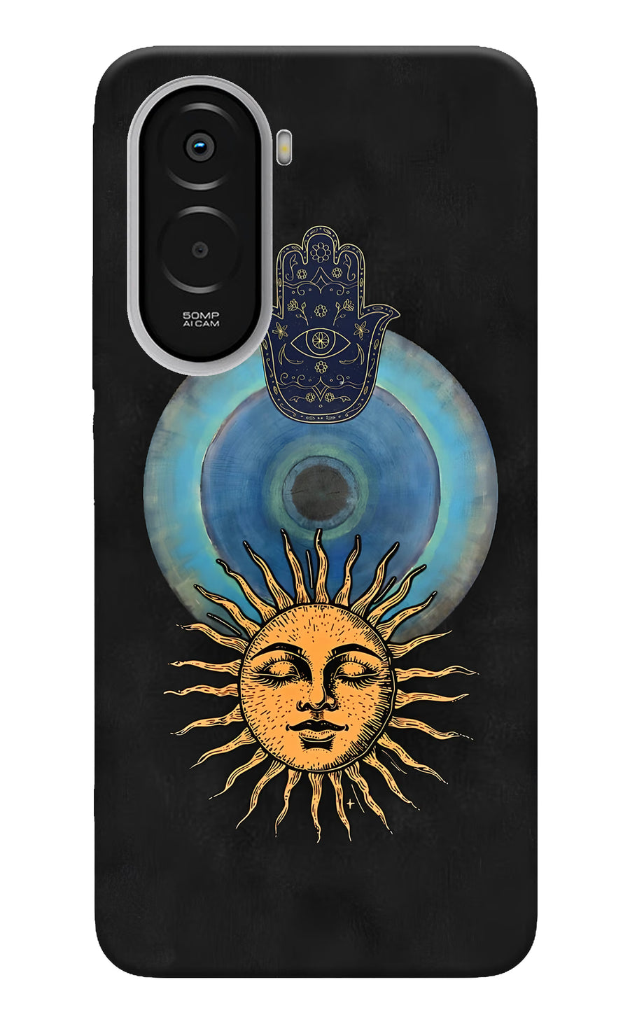 Divine Sun Poco M7 Plus 5G Back Cover, Hard case