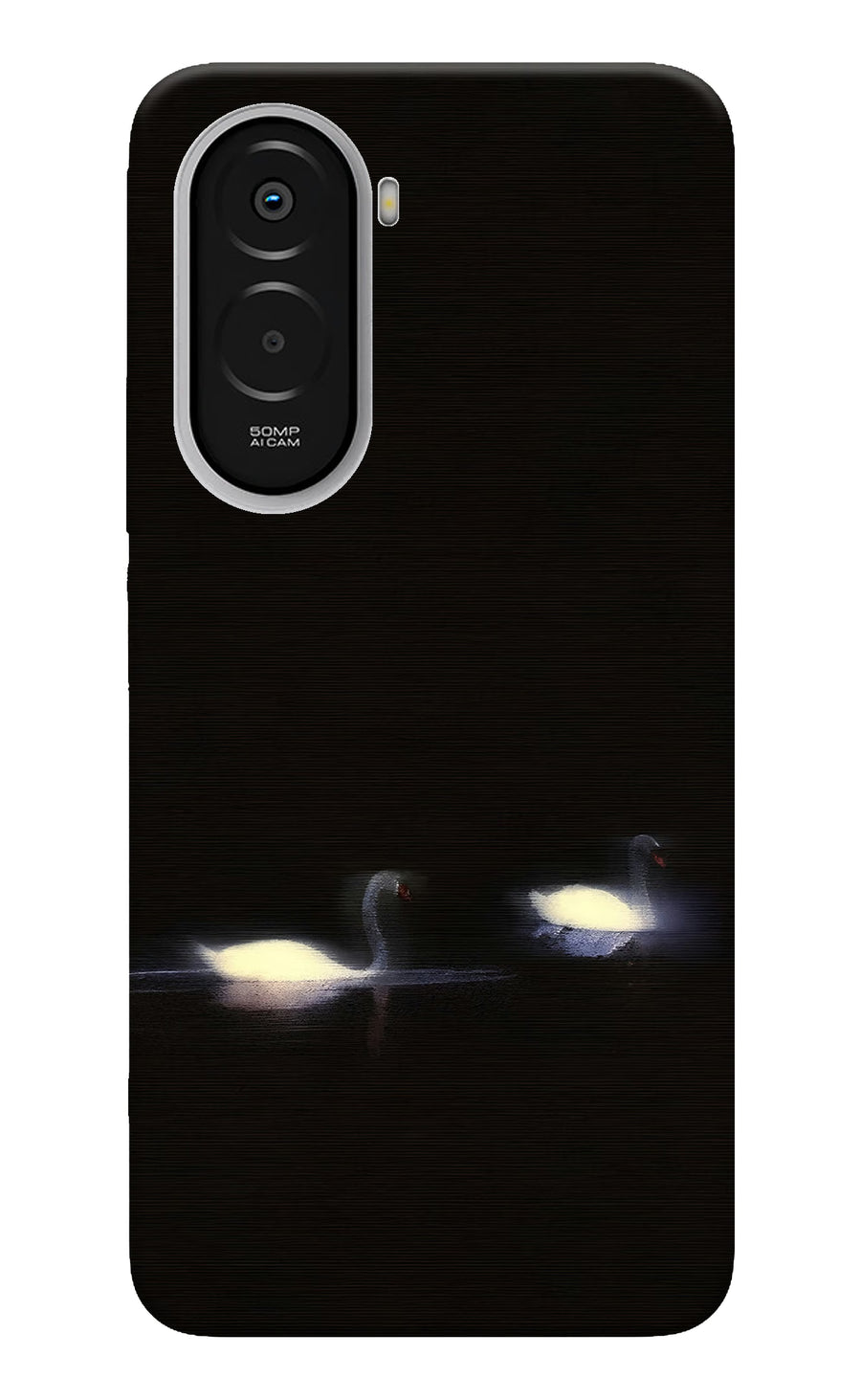 Silent Swans Poco M7 Plus 5G Back Cover, Hard case