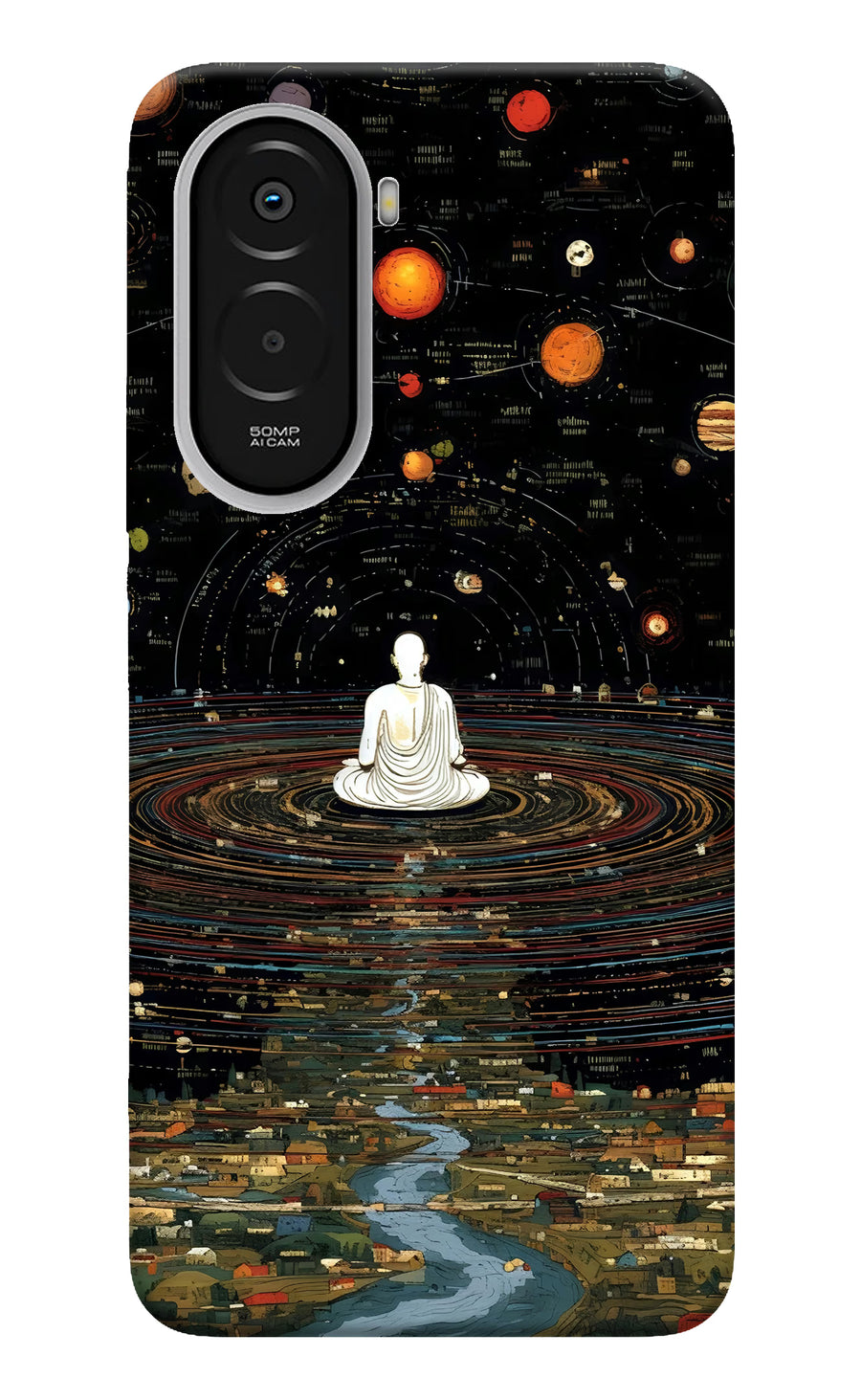 Space Monk Poco M7 Plus 5G Back Cover, Hard case