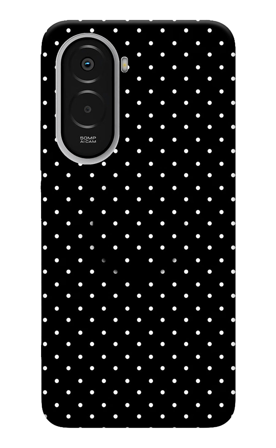 White Dots Poco M7 Plus 5G Pop Case, Hard case