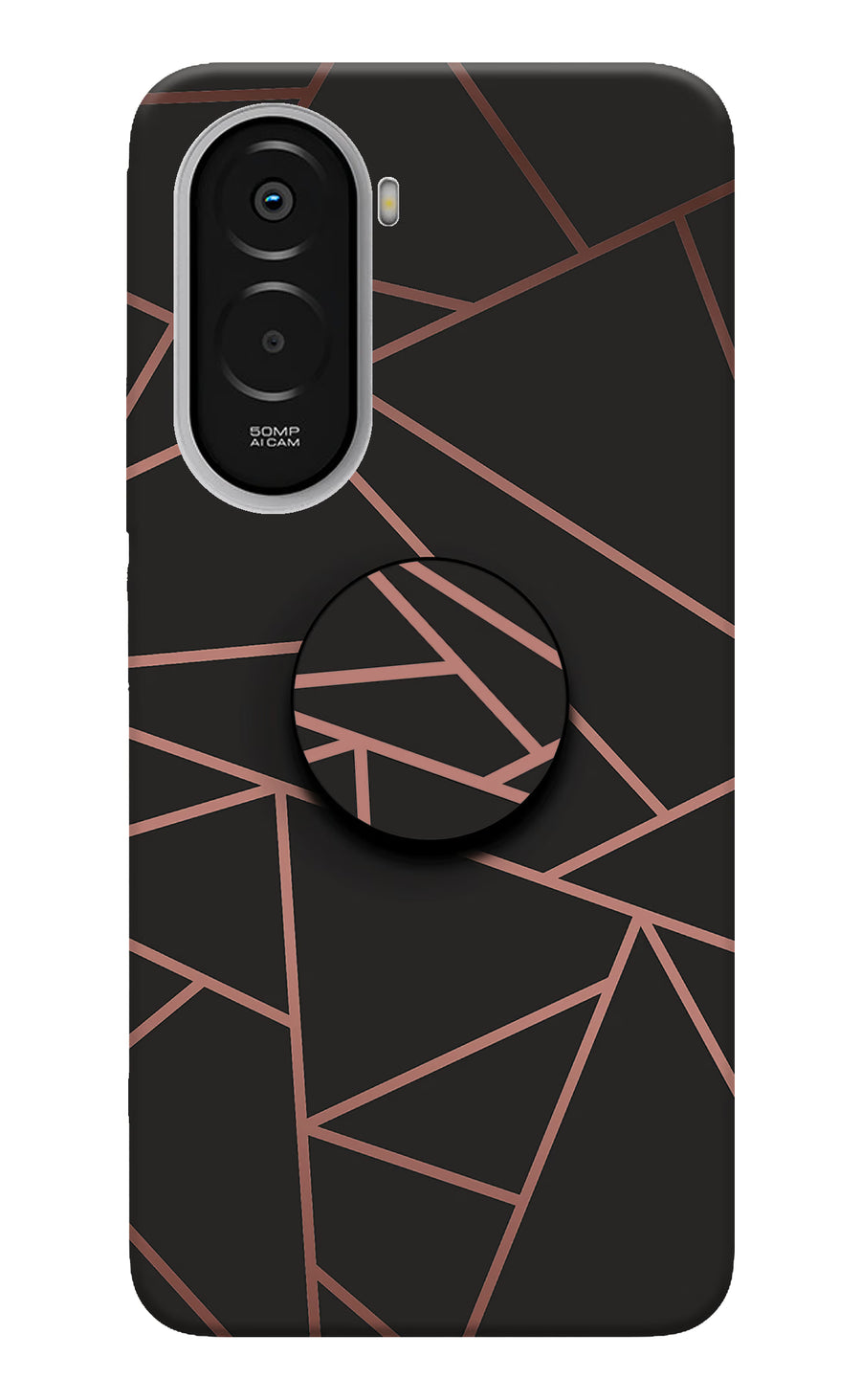 Geometric Pattern Poco M7 Plus 5G Pop Case, Hard case