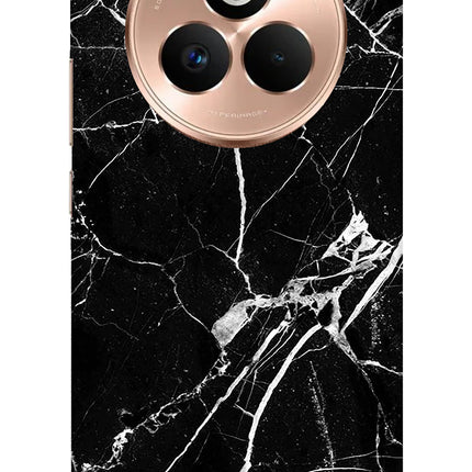 Black Marble Pattern Realme P3 Pro 5G Hard Case Back Cover by Casekaro