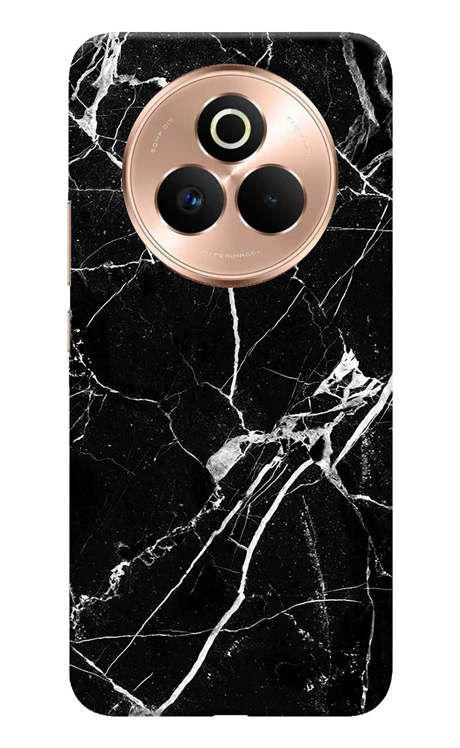 Black Marble Pattern Realme P3 Pro 5G Back Cover, Hard case