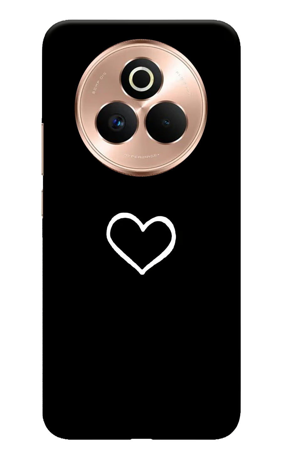 Heart Realme P3 Pro 5G Back Cover, Hard case
