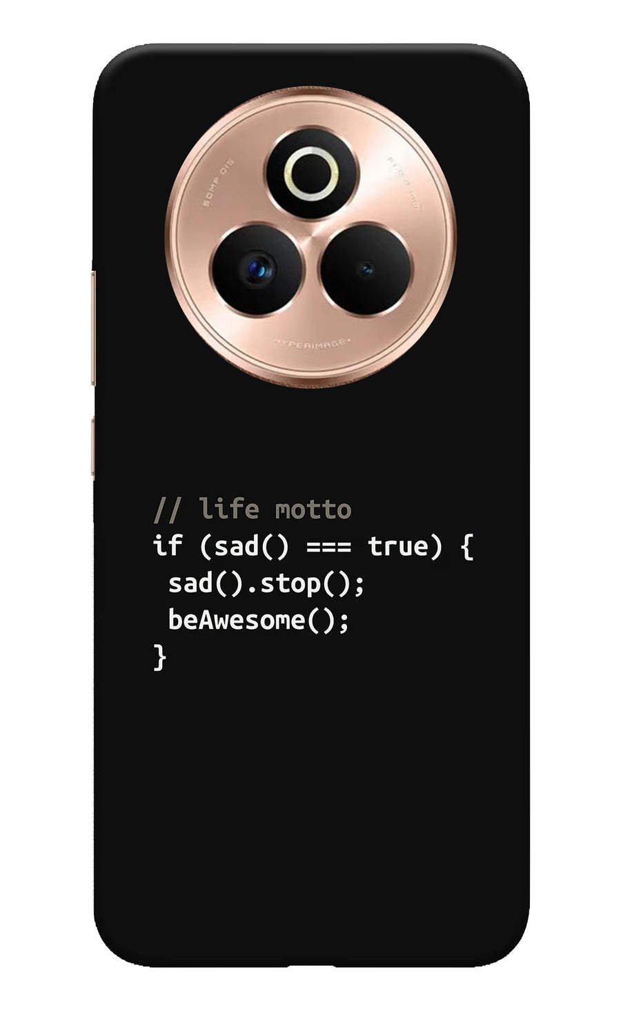 Life Motto Code Realme P3 Pro 5G Back Cover, Hard case