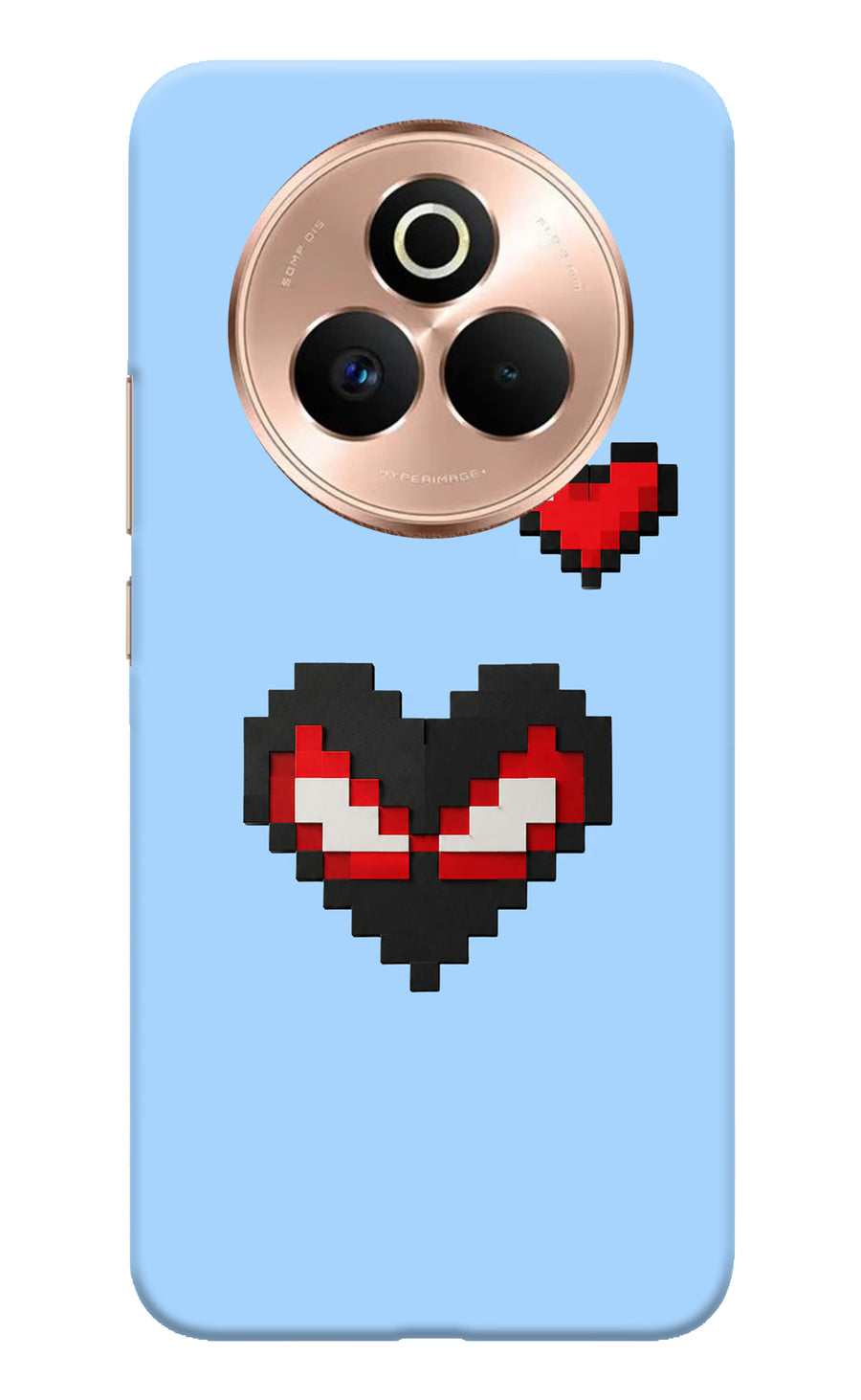 Peter Heart Realme P3 Pro 5G Back Cover, Hard case