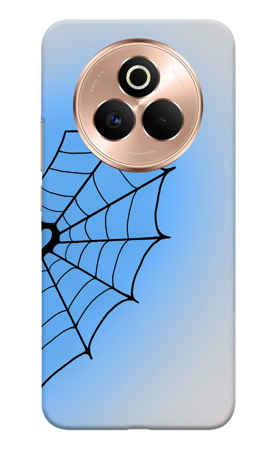 Blue Web Realme P3 Pro 5G Back Cover, Hard case
