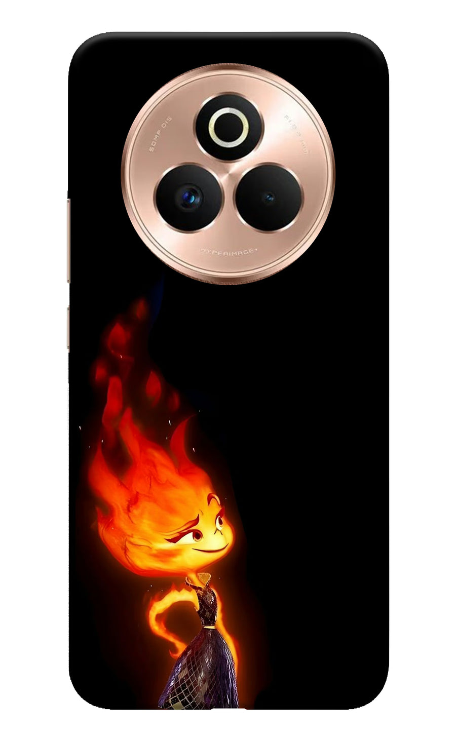 Ember Flame Realme P3 Pro 5G Back Cover, Hard case