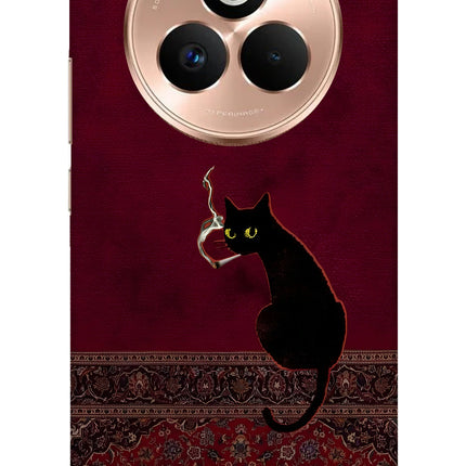 Midnight Cat Realme P3 Pro 5G Hard Case Back Cover by Casekaro