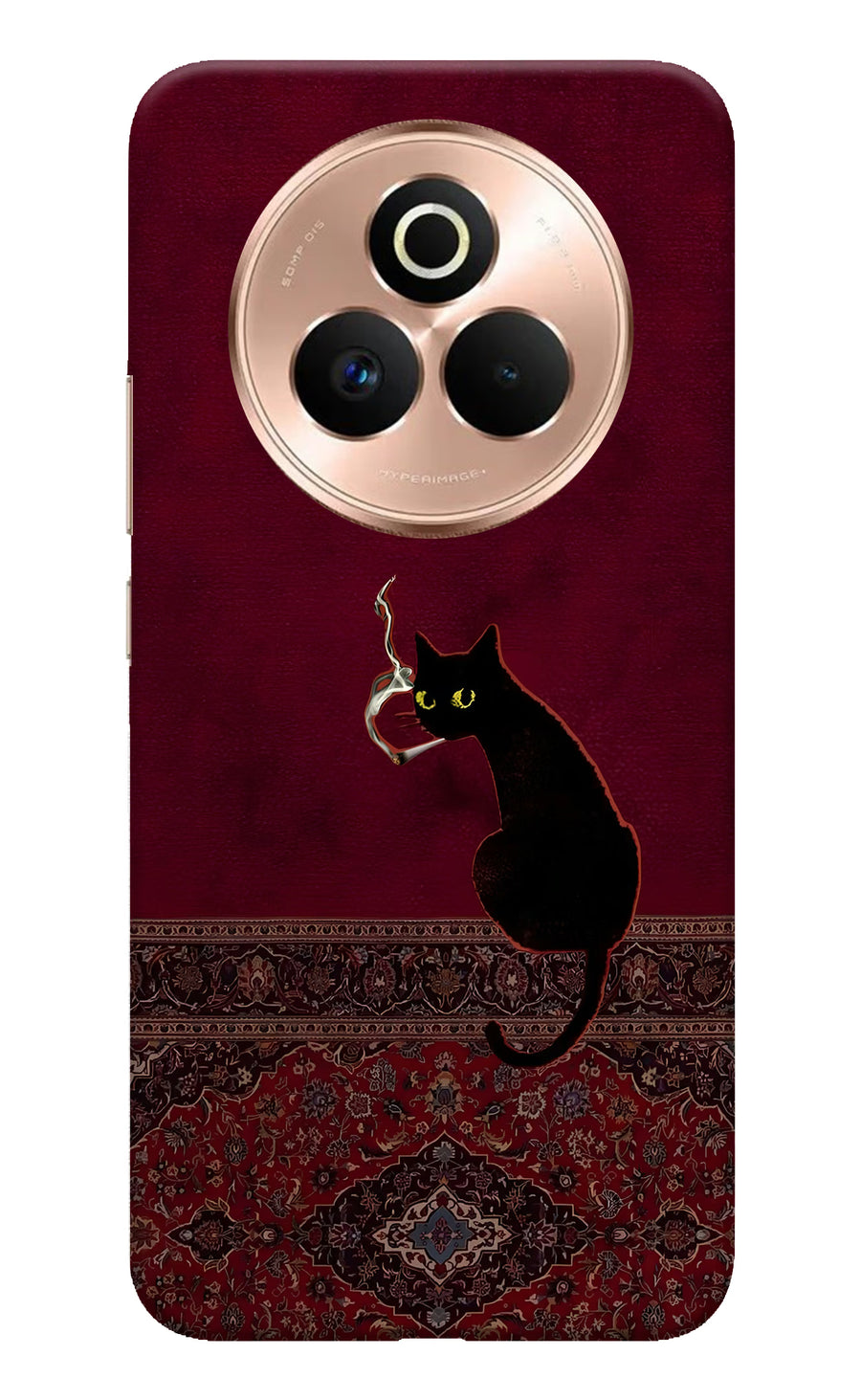 Midnight Cat Realme P3 Pro 5G Back Cover, Hard case