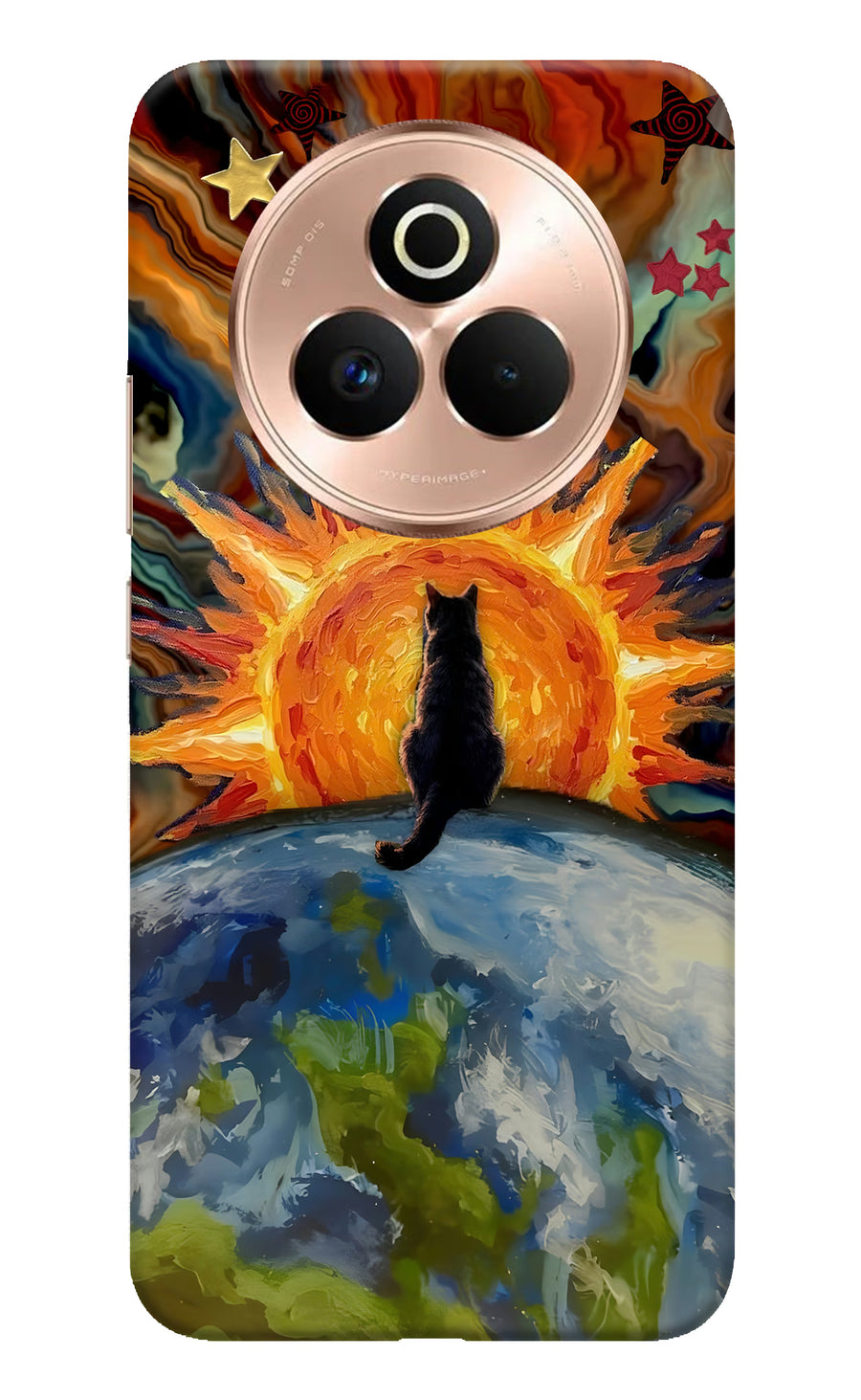 Pop Cat Realme P3 Pro 5G Back Cover, Hard case