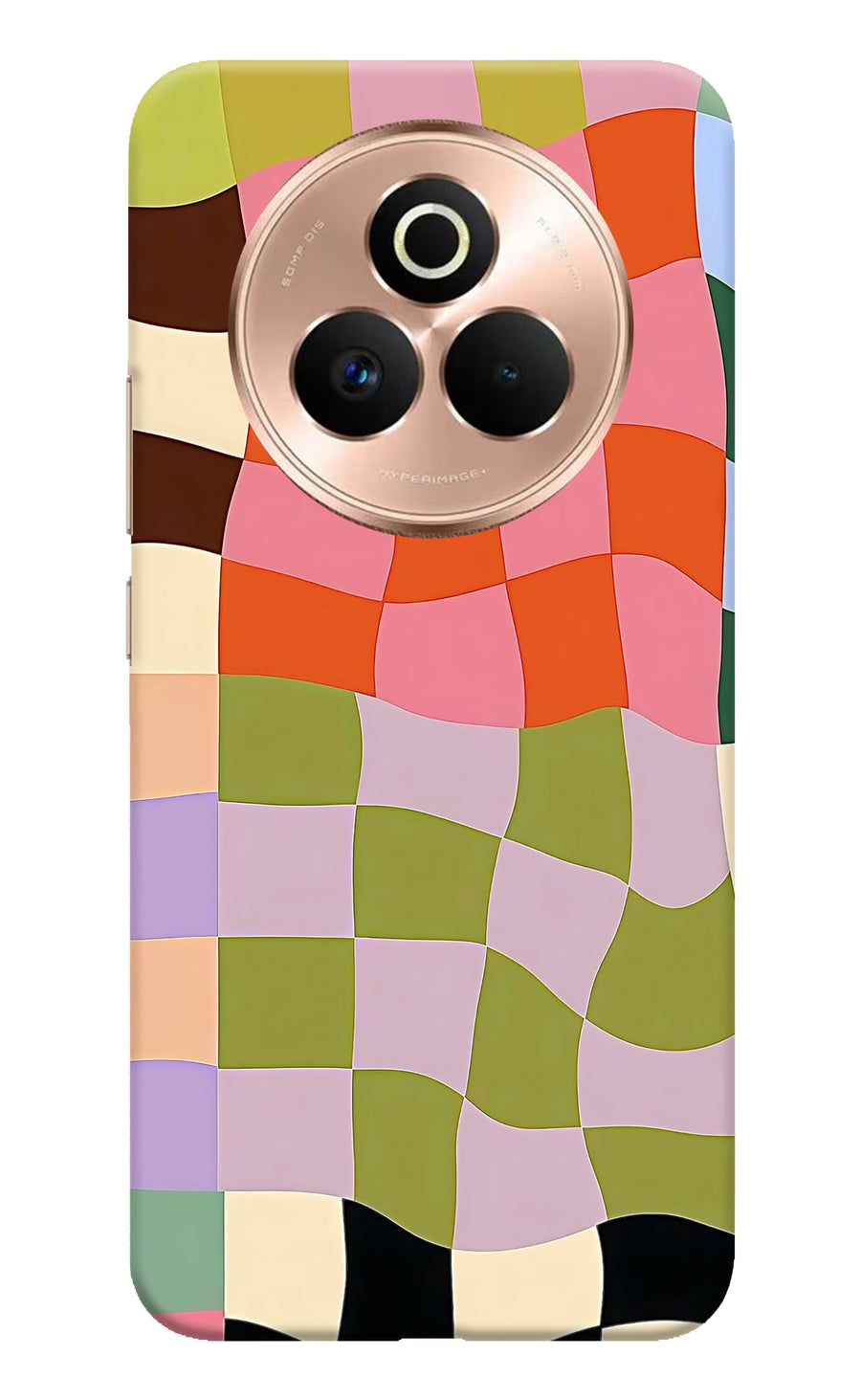 Wavy Grid Realme P3 Pro 5G Back Cover, Hard case